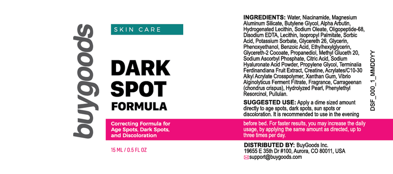 Dark Spot Formula