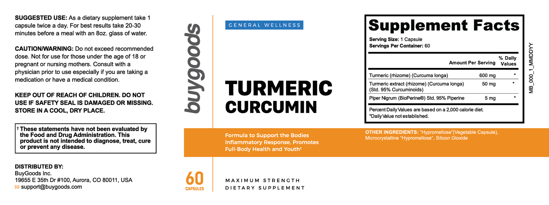 Turmeric Curcumin