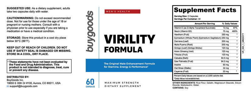 Virility Formula