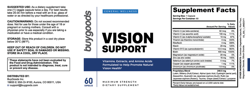 Vision Support